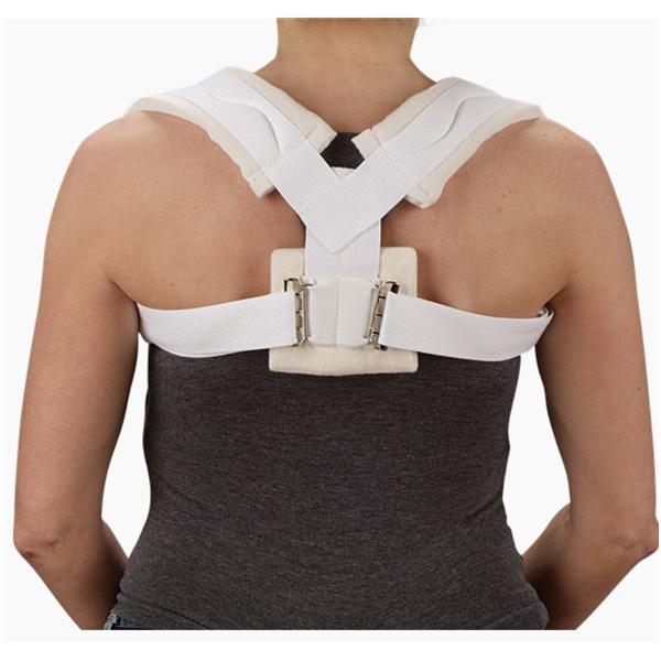 Deroyal Industries Inc Strap Adult Clavicle Cotton Stockinette/Foam Padding White Size Large 1/Ea - 3015-04