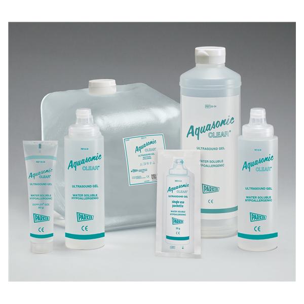 Parker Laboratories Inc Gel Ultrasound AquaSonic Clear 1Ltr/Bt, 6 BT/BX - 12479