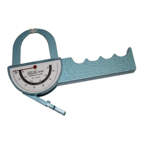 Fabrication Enterprises Caliper Skinfold Baseline 60mm Scale/Lightweight Aluminum Blue Each - 12-1110