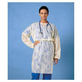 Busse Hospital Disposable Gown Isolation Disposable Spunbonded Polypropylene Size Universal Yellow 50/Ca - 202