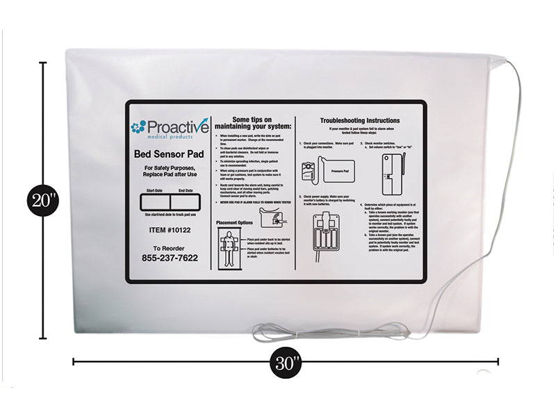 Bed Sensor Pad- 6 Month 20"x30" PA-10131 | Each