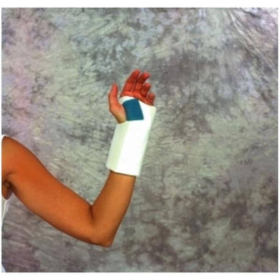 Scott Specialties Inc Support Uni-Foam Regular Wrist Foam White Size 6" Left Each - 4005-6