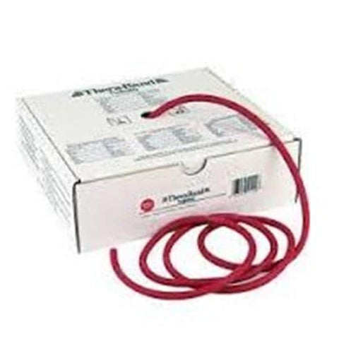 The Hygenic Corp. Tubing Exercise Thera-Band 100' Red Medium With Dispenser Box 100ft/Bx, 6 BX/CA - 21130
