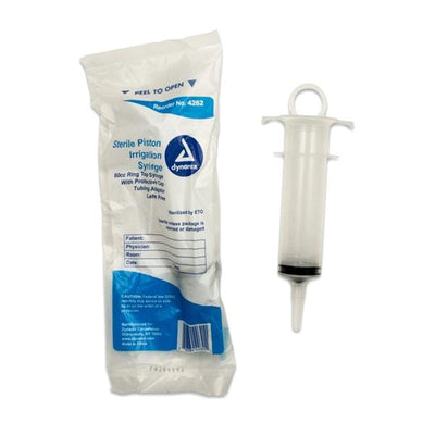 Dynarex Corporation Syringe 60cc Irrigation Tip Piston Irrigation 50/Ca - 4262