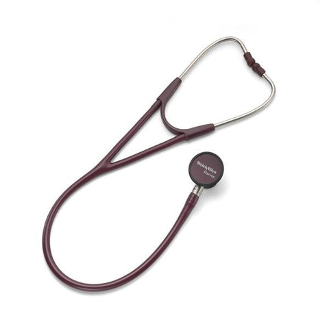 Welch Stethoscope Cardiology Harvey Elite Burgundy 28" 2-Head Eachch - Allyn - 5079-270