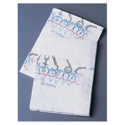 Tidi Products LLC Towel Dental TIDI Tooth 13 in x 18 in 2 Ply Tissue / Poly 500/Ca - 7490