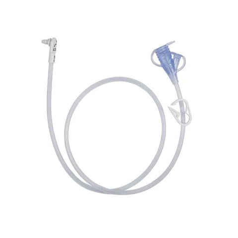 Avanos Medical Continuous Feed Extension Set Mic-Key 24" SECUR-LOK Right-Angle Connector 5/Ca - 0121-24