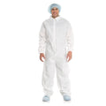 O & M Halyard Coverall Staff Disposable X-Large White 24/Ca - 10085