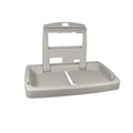Rubbermaid Station Baby Changing 22.5x33.25x4" Plastic Light Platinum Each - FG781888LPLAT