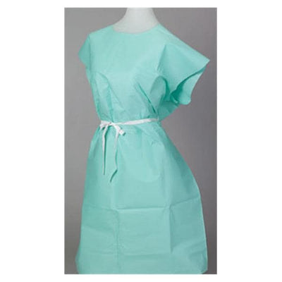 Tidi Products LLC Gown Exam 30 in x 42 in Teal 50/Ca - 910510
