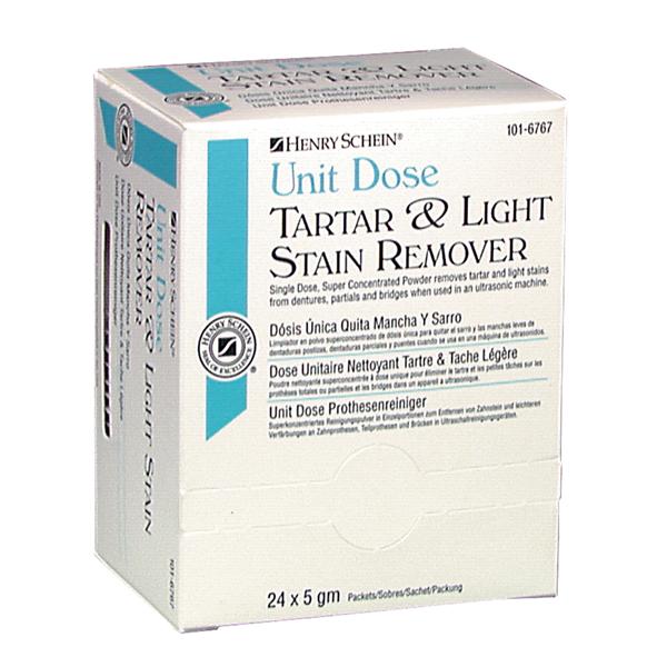 Henry Schein Inc. Remover Tartar & Stain Unit-Dose Packets 24/Bx, 6 BX/CA - PL-012