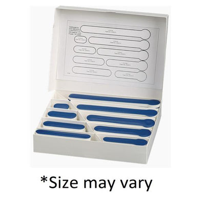 Deroyal Industries Inc Splint Support Plastalume No Circular Base Finger Blue 1.25" 1/DZ - 9119-01