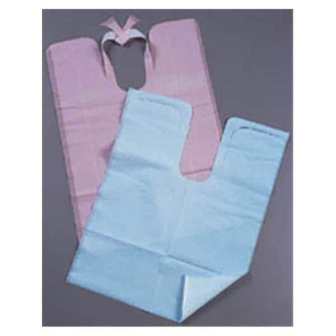 Tidi Products LLC Bib TIDI Chainless 18 in x 25 in Blue Tissue / Poly 250/Ca - 917673