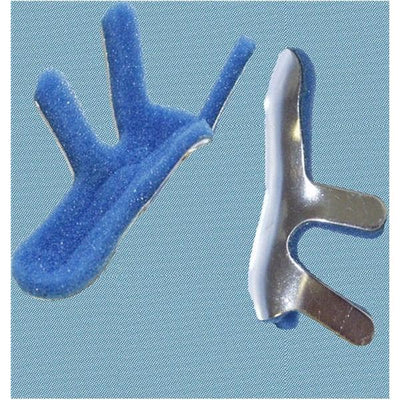 Frank Stubbs Co Inc Splint Quicky Toad 4 Prong Finger Blue 2" Size Small 12/Bg - 415