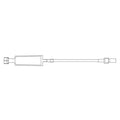 Baxter Healthcare IV Extension Set 6" Male Luer Lock Adapter 48/Ca - 1C8363
