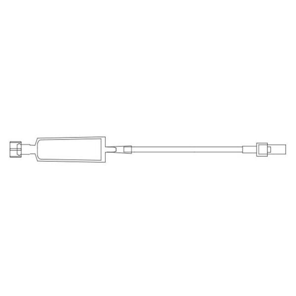 Baxter Healthcare IV Extension Set 6" Male Luer Lock Adapter 48/Ca - 1C8363
