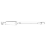 Baxter Healthcare IV Extension Set 6" Male Luer Lock Adapter 48/Ca - 1C8363