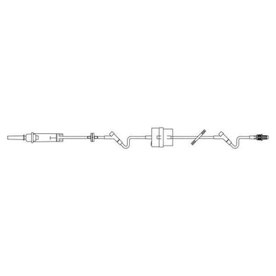 Baxter Healthcare IV Solution Set Continu-Flo 10 Drops/mL Male Luer Lock Adapter 48/Ca - 2C6895