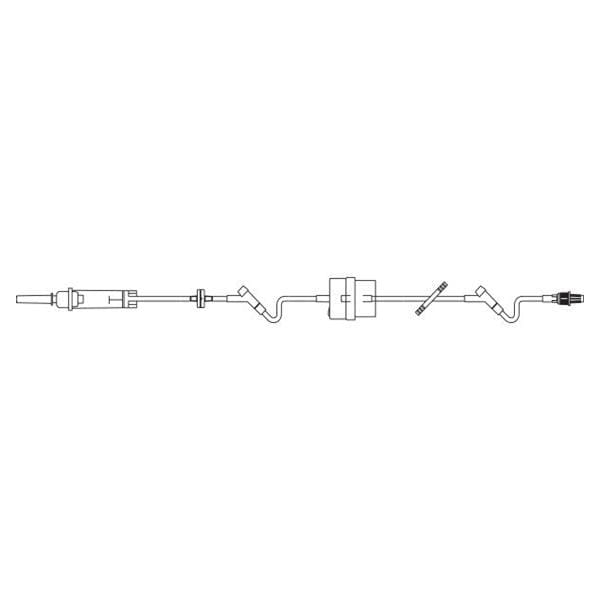 Baxter Healthcare IV Solution Set Continu-Flo 10 Drops/mL Male Luer Lock Adapter 48/Ca - 2C6895