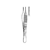 Miltex Forceps Tissue Debakey-Adson 4-3/4" 1.5mm Wide Atraumatic Tip Stainless Steel Each - Integra Miltex - 6-125