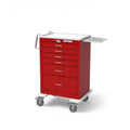 Waterloo Industries Cart Tall Unicart 43-1/2x29x24-1/2" 5" Casters/2 Locking Each - UTRLU-333369-RED