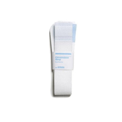 O & M Halyard Strap Restraint Infant Soft 11-1/2x1-1/2" Hook and Loop Blue/White 40/Ca - 37500