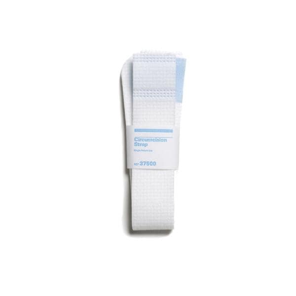 O & M Halyard Strap Restraint Infant Soft 11-1/2x1-1/2" Hook and Loop Blue/White 40/Ca - 37500