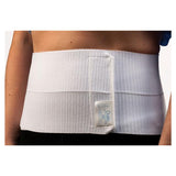 Dale Medical Products Inc Binder Compression Abdominal Elastic Four Panel White 12" Each - 820