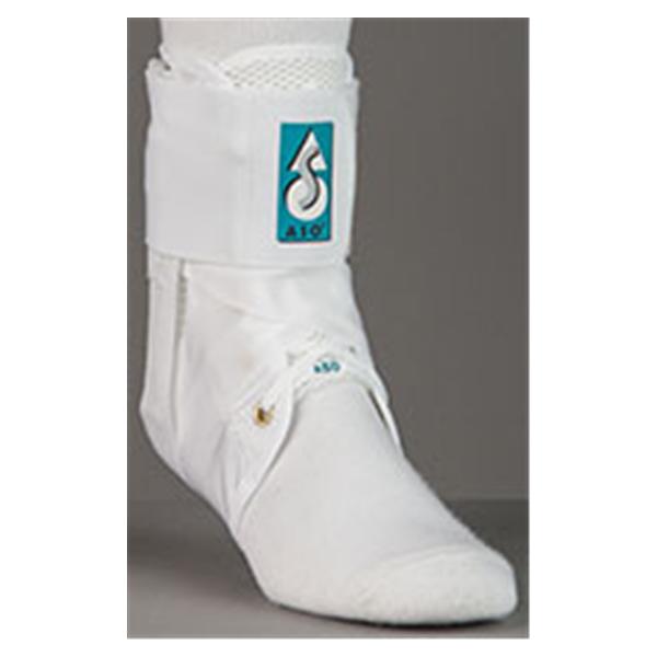 Medical Specialties Brace Stabilizer ASO Ank Ballistic Nylon BLat White Sz Large 13-14" Universal Each - 223185