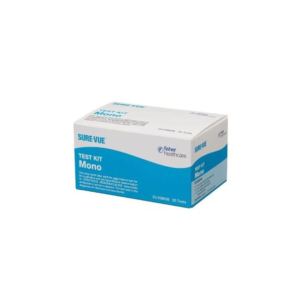 Fisher Scientific Co. Sure-Vue Mono Latex Test Kit Non-Waived 50 Tests Each - 23038006