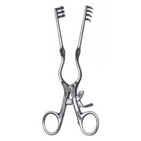 Miltex Retractor Beckman-Weitlaner 6-1/2" Sharp 3x4 Teeth Stainless Steel Each - Integra Miltex - 11-634-SH