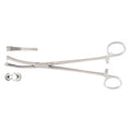 Miltex Forcep Vulsellum Jacobs 8-1/2" Serrated Curved Sideway 2x2 Teeth SS Each - Integra Miltex - 30-1030
