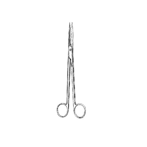 Miltex Scissors Operating Sims 8" Sharp/Sharp Straight 203mm Stainless Steel Each - Integra Miltex - 5-220