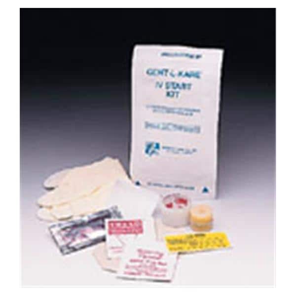 Medical Action Industries Kit IV Starter Gent-L-Kare With Gauze/PVP Ampule OR Pad Sterile Each, 100 Each/CA - 2608