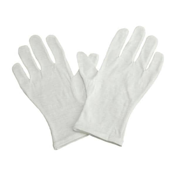 Medi Glove Liner Lightweight Cotton Medium / Large White 12Pr/Pk - Source Inc. - 45126