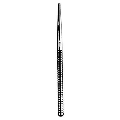 Sklar Instruments Tamper Bone 6" Straight Cross Serrated 3mm Point Tip Stainless Steel Each - 40-7362