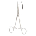 Miltex Forcep Hemostatic Coller 6-1/4" Serrated Curved Stainless Steel Each - Integra Miltex - 7-91