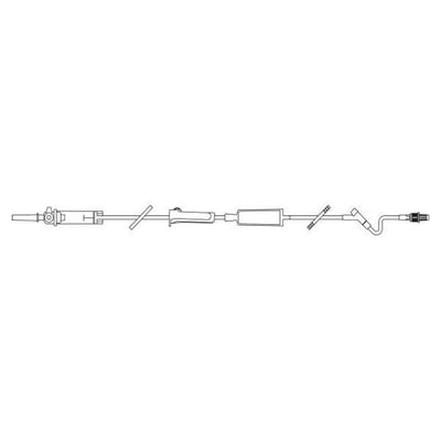 Baxter Healthcare IV Solution Set 10Drp Interlink Injection Site M LL Adptr Dvnt Spk 48/Ca - 2H6480
