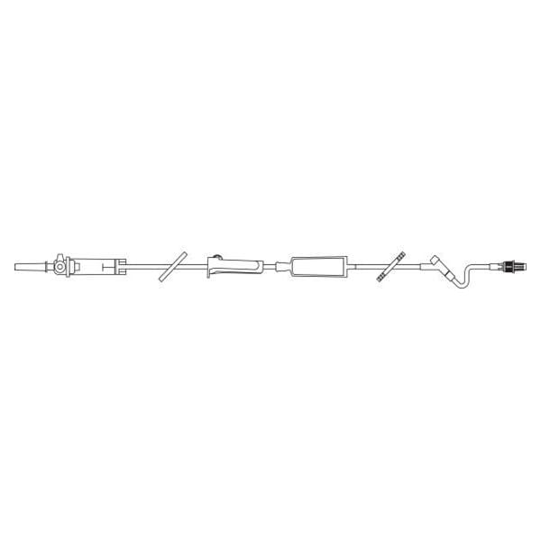 Baxter Healthcare IV Solution Set 10Drp Interlink Injection Site M LL Adptr Dvnt Spk 48/Ca - 2H6480