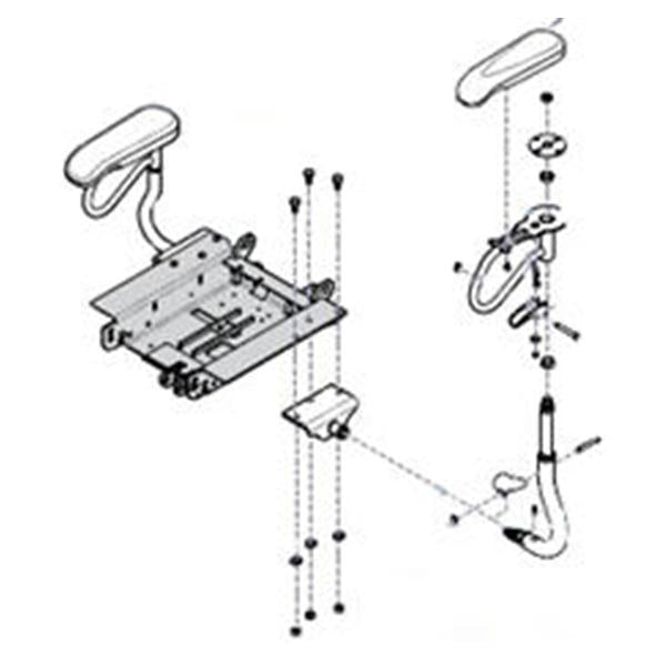 Midmark Corporation Arm Field Installed For 75L Power Exam Table 1/Pr - 9A328002
