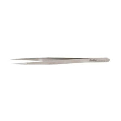 Miltex Forcep Jewelers Swiss 4-3/4" Fn Tp Serrated Straight Flat #3/Micro SS/NMgntc Each - Integra Miltex - 17-303X