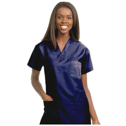 Fashion Seal Shirt Scrub Unisex X-Small Navy Each - 78765-XS