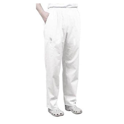 Fashion Seal Pant Scrub 7439 Unisex Medium White Each - 7439-M