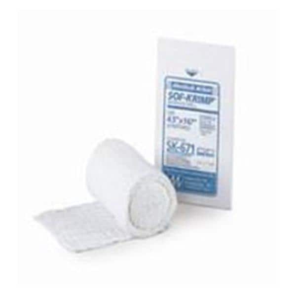 Medical Action Industries Bandage Sof-Krimp 4.5x147" Gauze Cotton White Sterile 100/Ca - SK-671