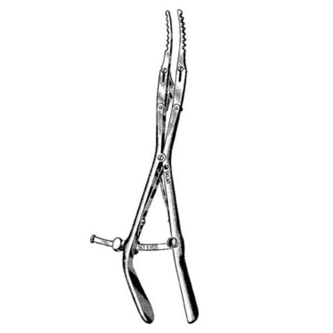 Sklar Instruments Dilator Uterine Goodell 13" Curved Jaws Large Reusable Stainless Steel Each - 90-4713