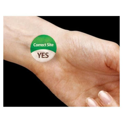 Sandel Medical Industries Stickers Surgical site marking Correct Site Std Tp Grn/Wht Small Strl 250/Ca - 3186