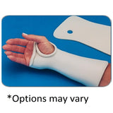 Chesapeake Medical Splint Cock-up Excel Wrist Thermoplastic Oyster Size Small 3/Pk - CM502-1