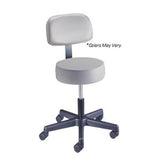 Brewer Company Stool Exam Value Plus Black Casters Adjustable Backrest 5 Leg Each - 22400B-US393