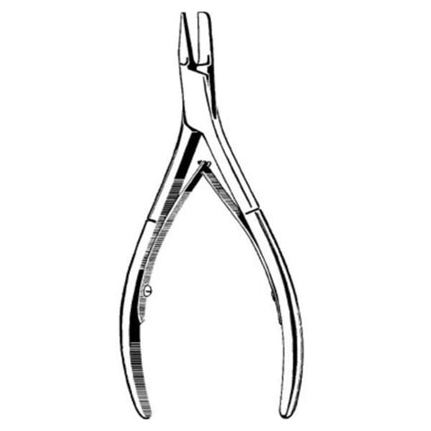 Sklar Instruments Forcep Nail Splitting Merit 5" English Anvil Straight Stainless Steel Each - 98-492