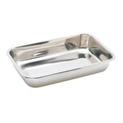 Miltex Tray Solid Instrument Stainless Steel 10x6x2-1/2" Each - Integra Miltex - 3-948